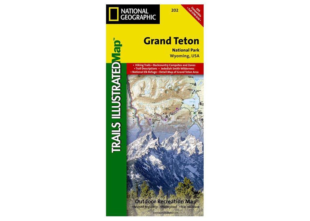 National Geographic Grand Teton National Park Trails Illustrated Map 1000x 